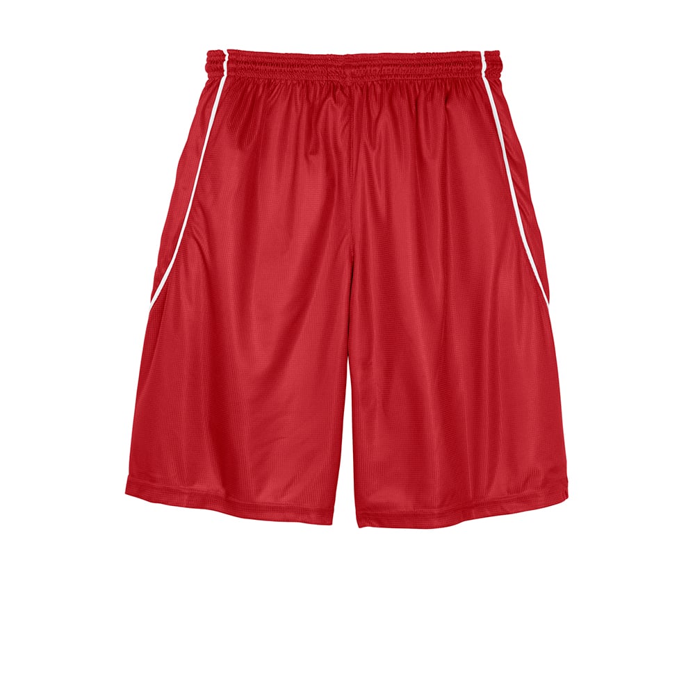 Sport-Tek T565 PosiCharge Mesh Reversible Spliced Short