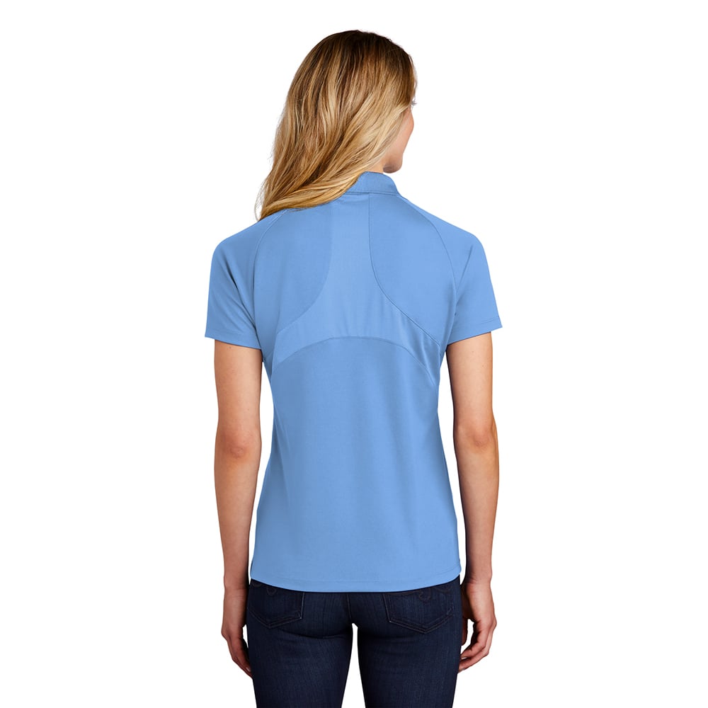 Sport-Tek L474 Dri-Mesh Women's Raglan Polo