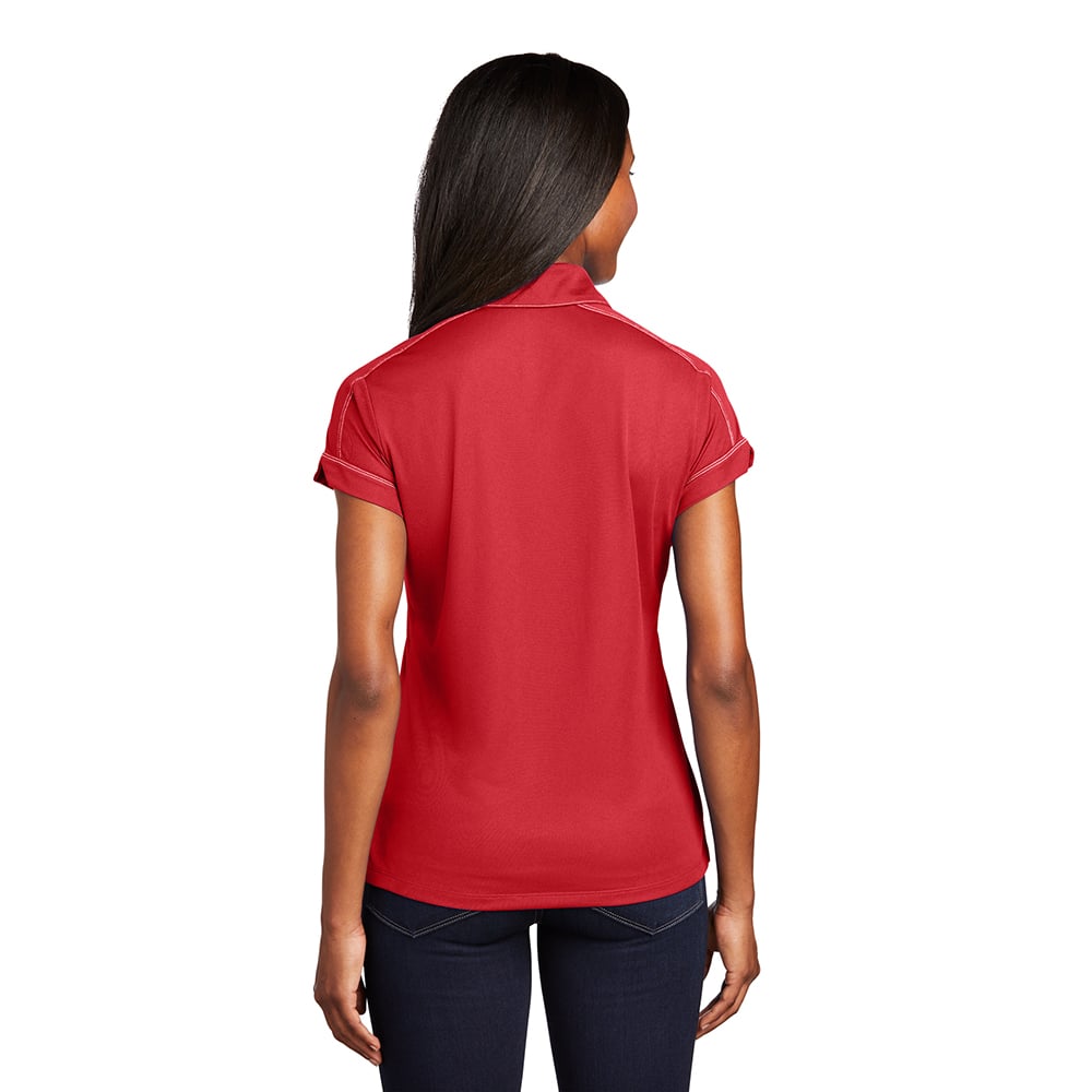 Sport-Tek LST659 Sport-Wick Women's Contrast Stitch Micropique Polo