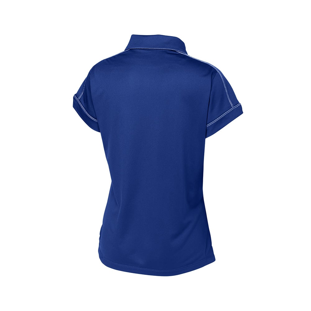 Sport-Tek LST659 Sport-Wick Women's Contrast Stitch Micropique Polo