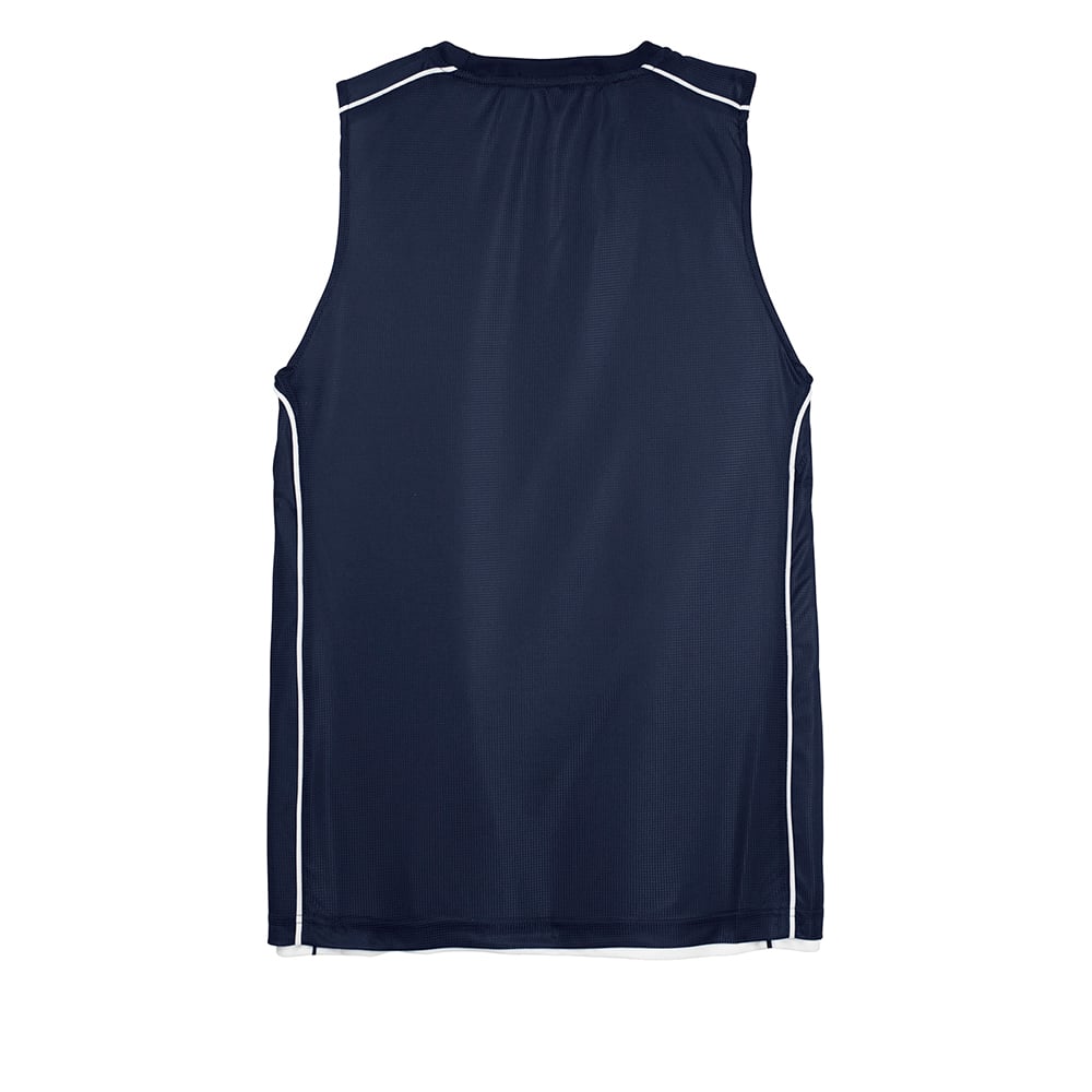 Sport-Tek YT555 Youth PosiCharge Mesh Reversible Sleeveless T-Shirt