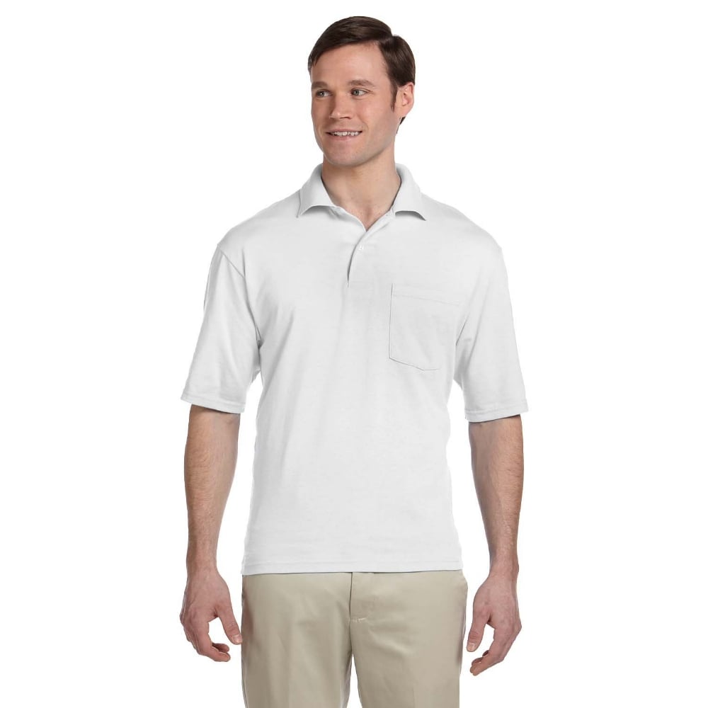 Jerzees 436P Short Sleeve SpotShield™ Polo with Pocket