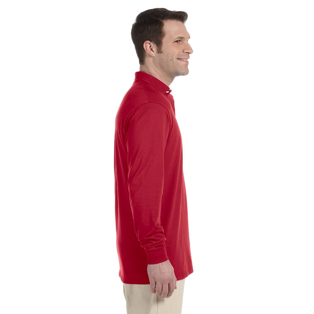 Jerzees SpotShield™ 437ML Long-Sleeve Jersey Polo Shirt