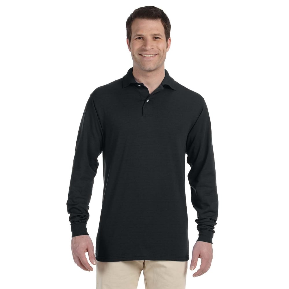 Jerzees SpotShield™ 437ML Long-Sleeve Jersey Polo Shirt