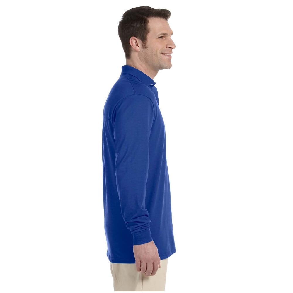 Jerzees SpotShield™ 437ML Long-Sleeve Jersey Polo Shirt