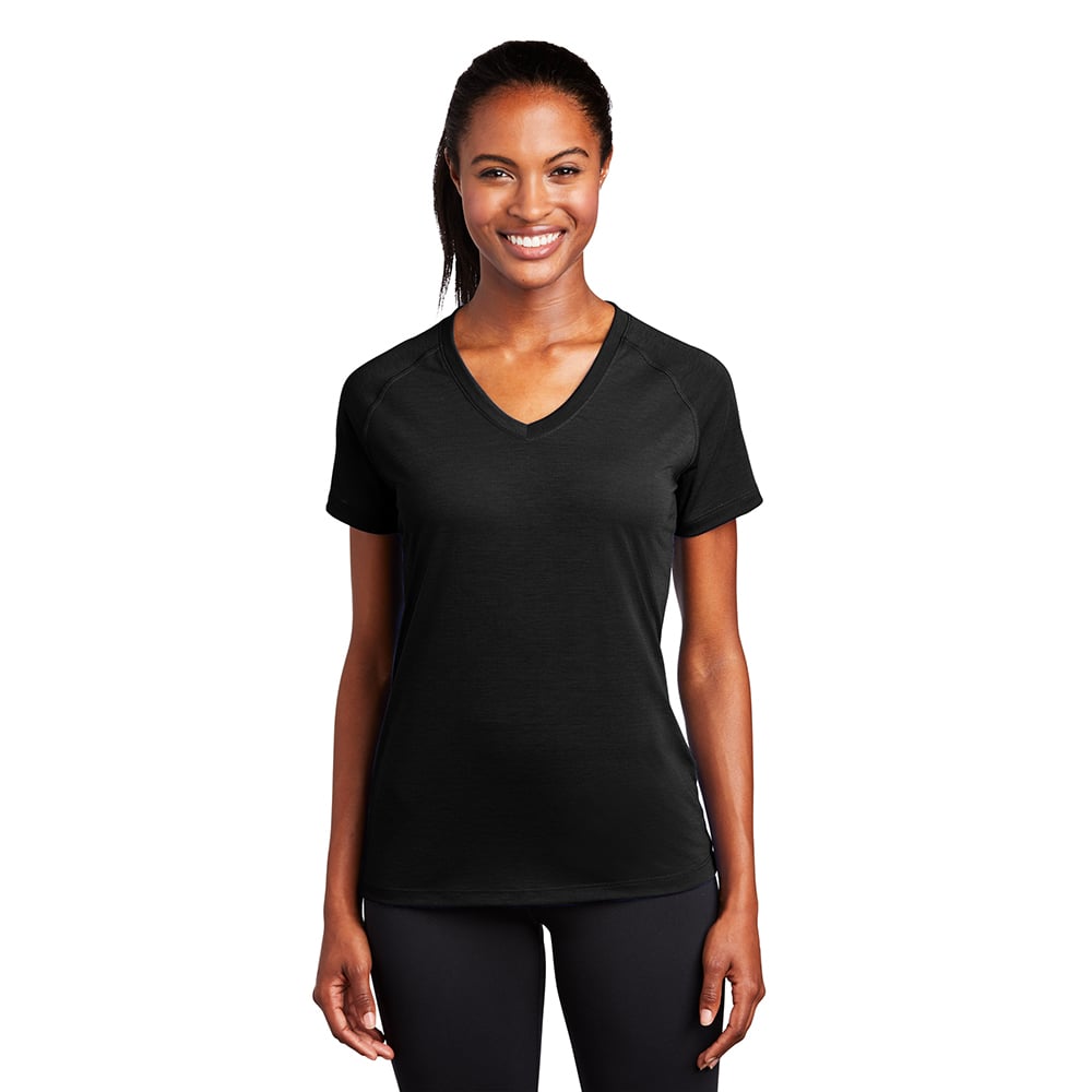 Sport-Tek LST700 Women's Moisture-Wicking V-Neck T-Shirt