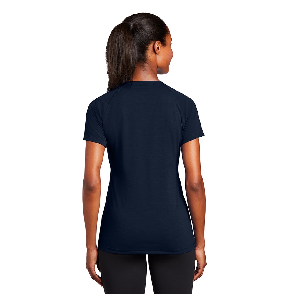 Sport-Tek LST700 Women's Moisture-Wicking V-Neck T-Shirt