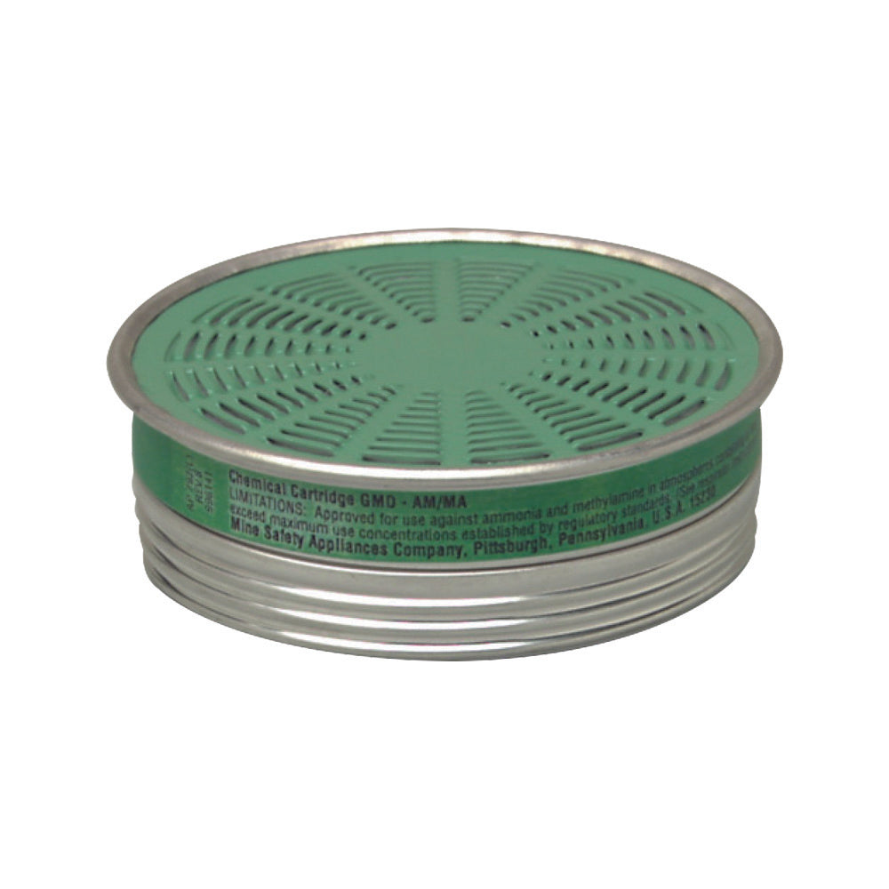 MSA 464033 Ammonia/Methylamine GMD Filter Comfo Respirator Cartridge, 1 pack (10 cartridges)