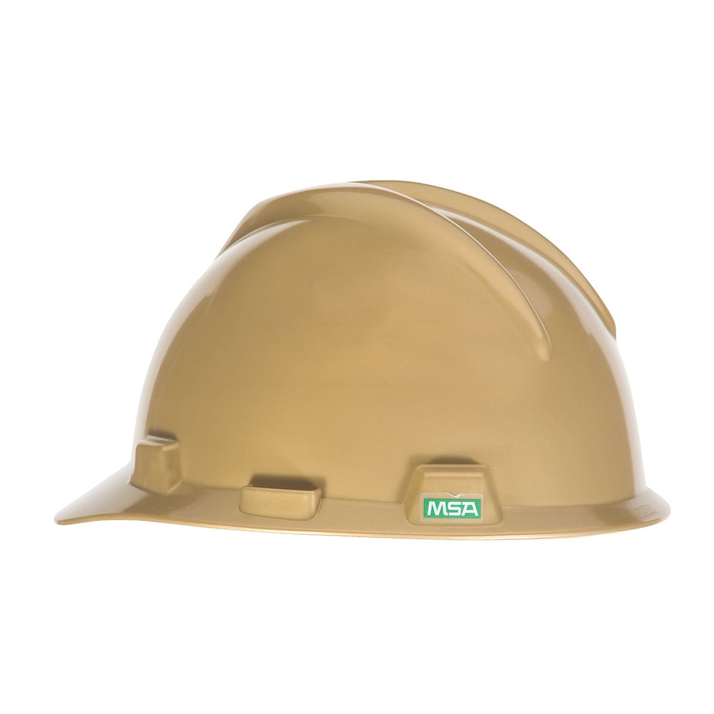 MSA V-Gard® Slotted Cap Style Hard Hat with Gloss Finish