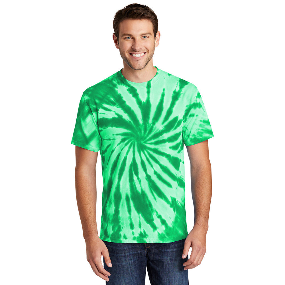 Port & Company PC147 100% Cotton Spiral Tie Dye T-Shirt