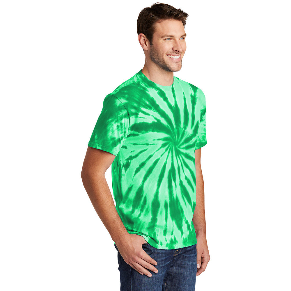 Port & Company PC147 100% Cotton Spiral Tie Dye T-Shirt