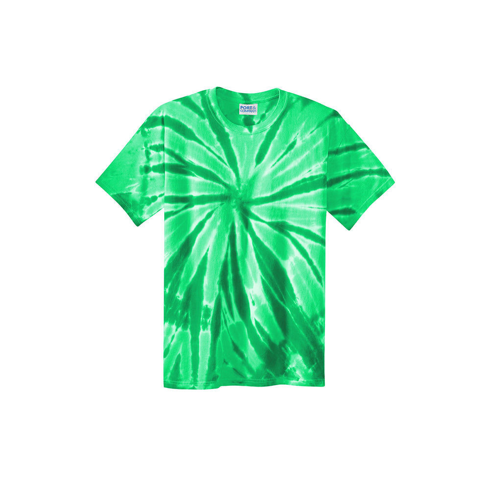 Port & Company PC147 100% Cotton Spiral Tie Dye T-Shirt