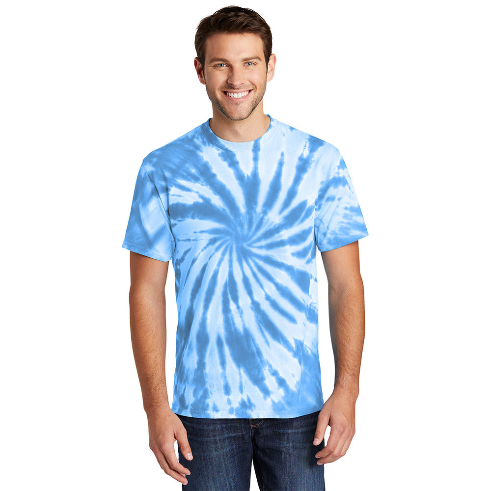 Port & Company PC147 100% Cotton Spiral Tie Dye T-Shirt