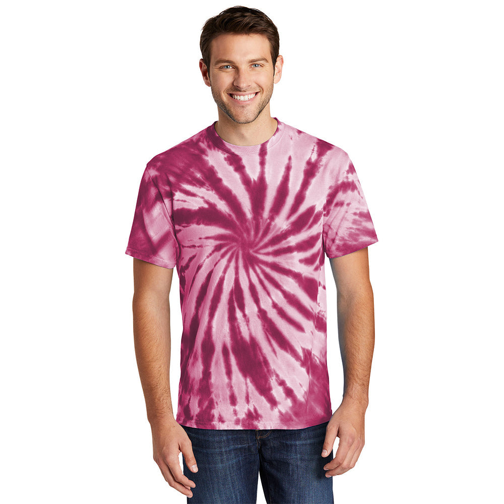 Port & Company PC147 100% Cotton Spiral Tie Dye T-Shirt