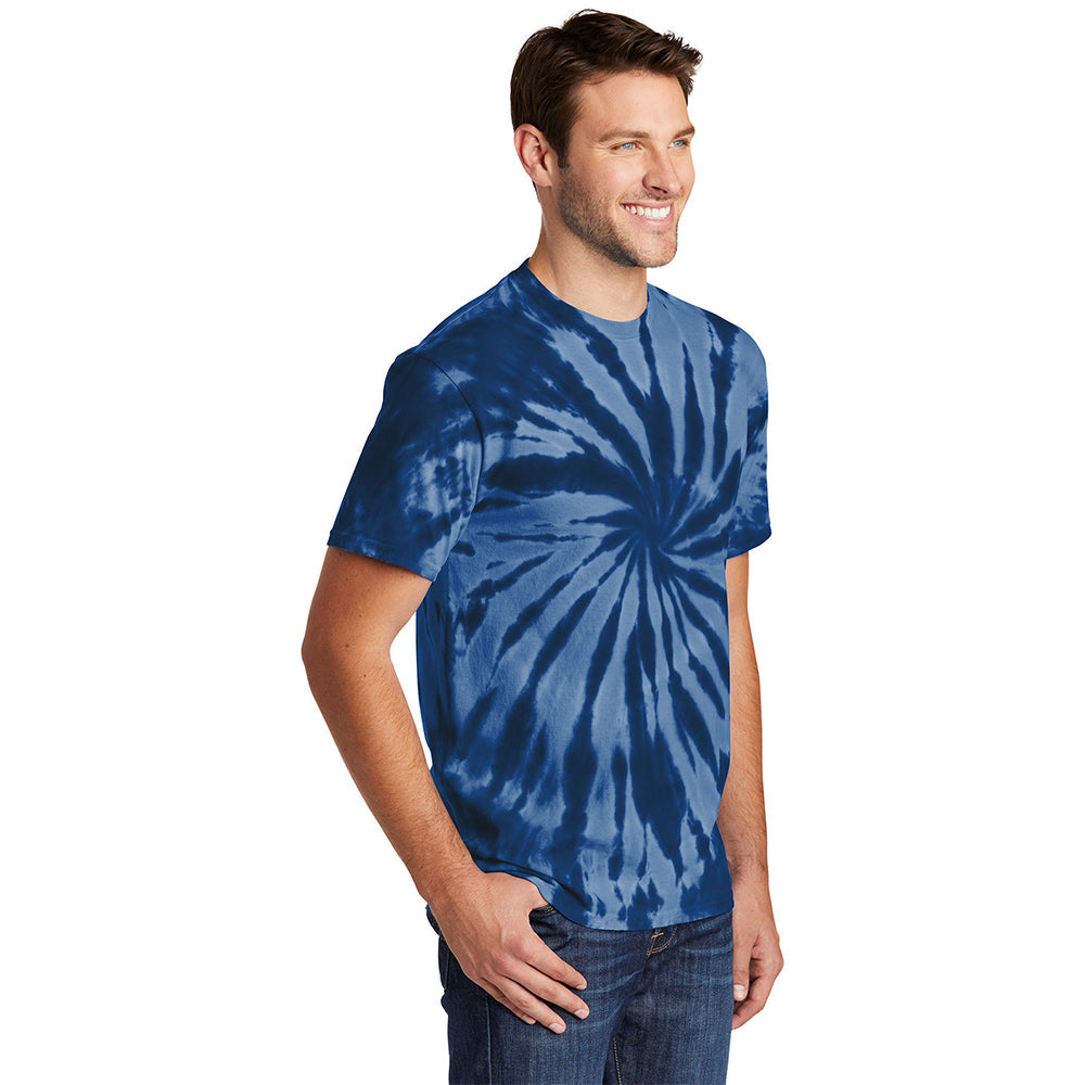 Port & Company PC147 100% Cotton Spiral Tie Dye T-Shirt