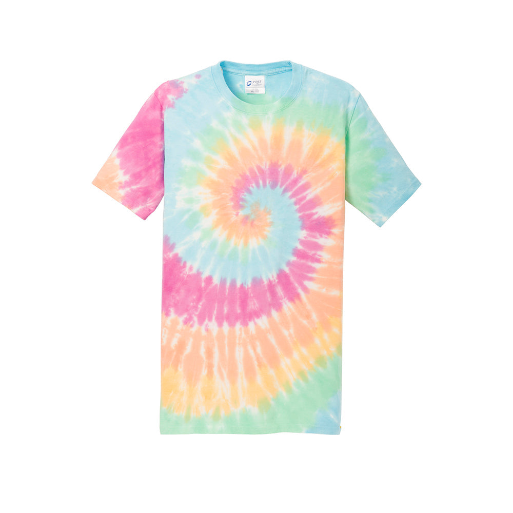 Port & Company PC147 100% Cotton Spiral Tie Dye T-Shirt