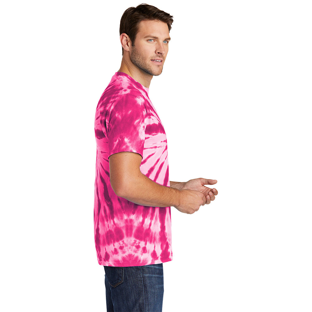 Port & Company PC147 100% Cotton Spiral Tie Dye T-Shirt