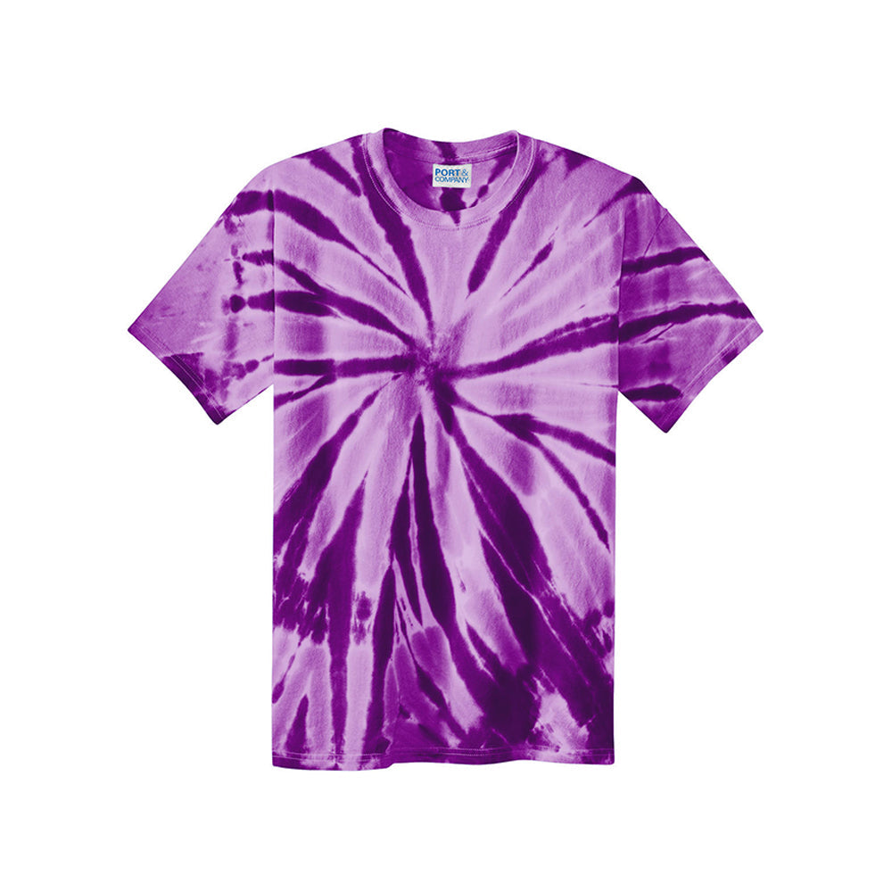 Port & Company PC147 100% Cotton Spiral Tie Dye T-Shirt