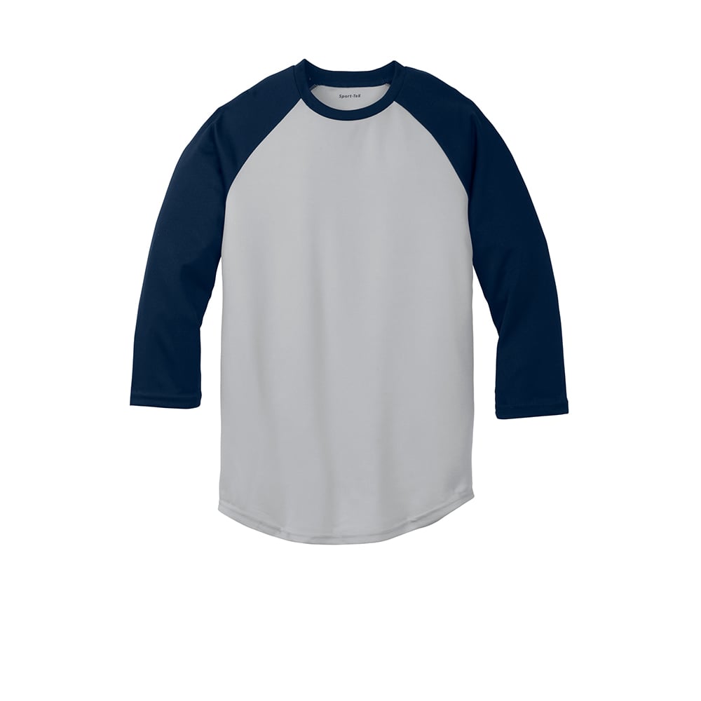 Sport-Tek YST205 Youth PosiCharge 3/4 Raglan Sleeves Baseball Jersey