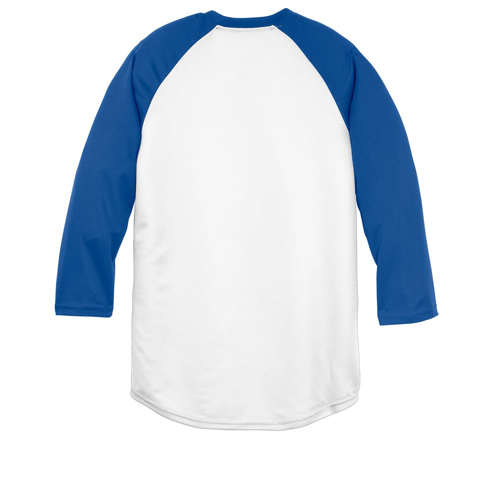 Sport-Tek YST205 Youth PosiCharge 3/4 Raglan Sleeves Baseball Jersey