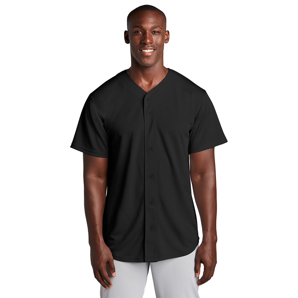 Sport-Tek ST220 PosiCharge Poly Mesh Full-Button Jersey