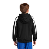 Sport-Tek YST81 Youth Fleece-Lined Colorblock Jacket with Pockets