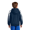 Sport-Tek YST81 Youth Fleece-Lined Colorblock Jacket with Pockets