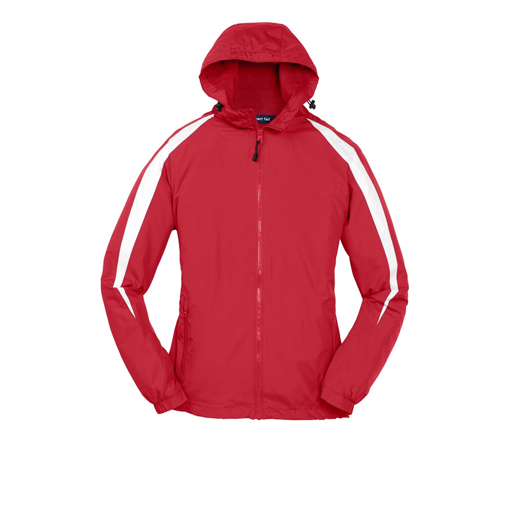 Sport-Tek YST81 Youth Fleece-Lined Colorblock Jacket with Pockets