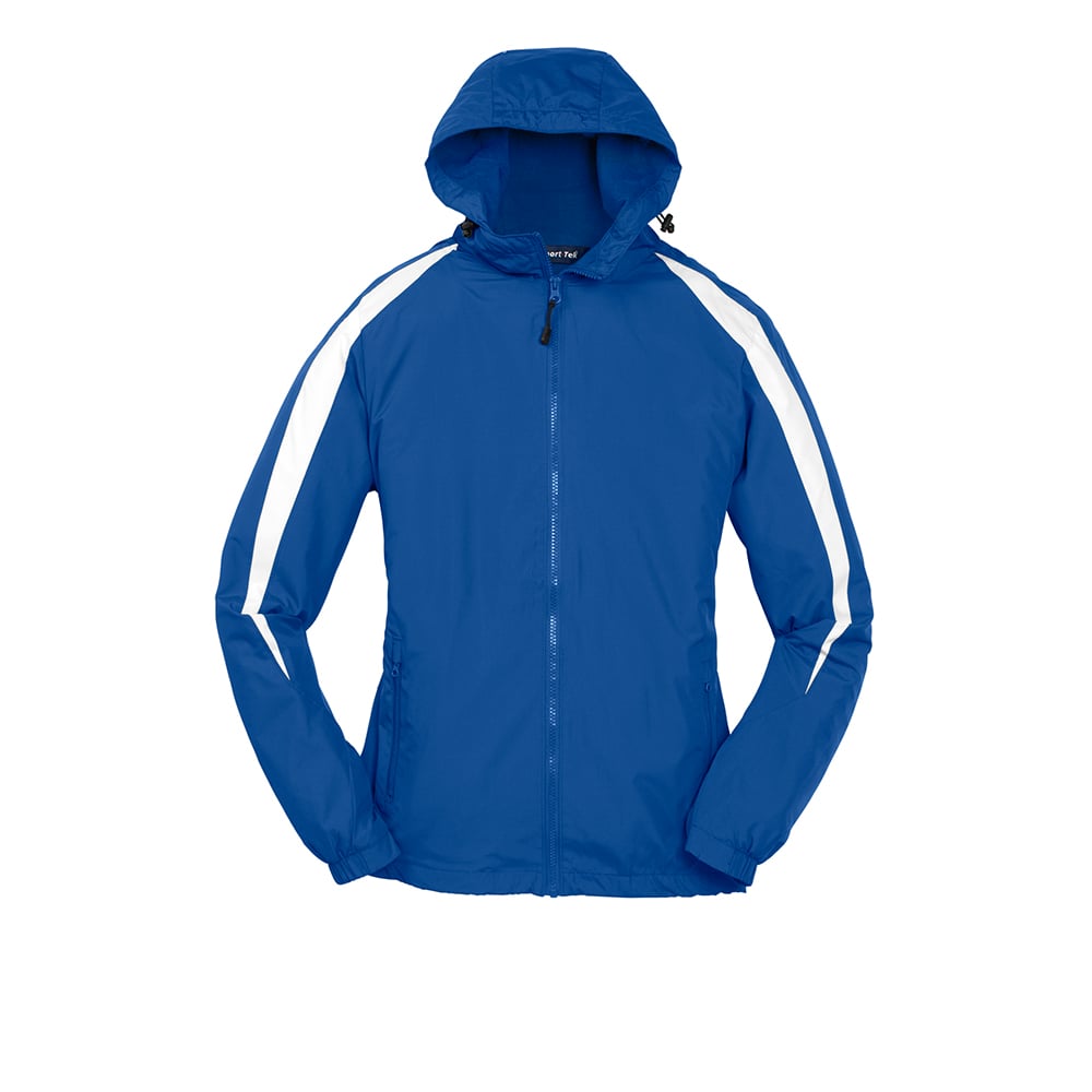 Sport-Tek YST81 Youth Fleece-Lined Colorblock Jacket with Pockets