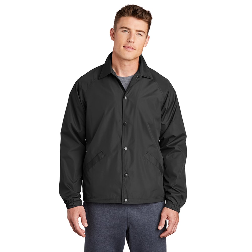 Sport-Tek JST71 Snap Front Sideline Jacket with Slash Pockets