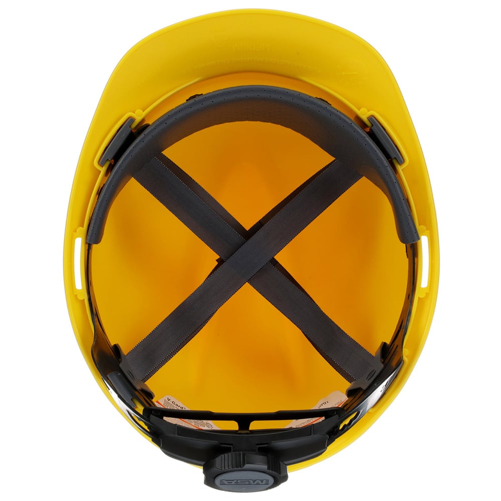 MSA V-Gard® Slotted Cap Style Hard Hat with Gloss Finish