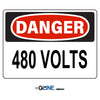 480 Volts - Danger Sign - Gorvex.com