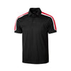 Sport-Tek ST658 Sport-Wick Micropique Tricolor Shoulder Polo