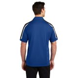 Sport-Tek ST658 Sport-Wick Micropique Tricolor Shoulder Polo