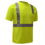 Hi-Vis Safety T-Shirt, Short Sleeves, Standard Class 2