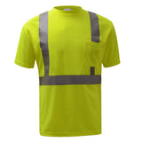 Hi-Vis Safety T-Shirt, Short Sleeves, Standard Class 2