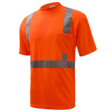 Hi-Vis Safety T-Shirt, Short Sleeves, Standard Class 2