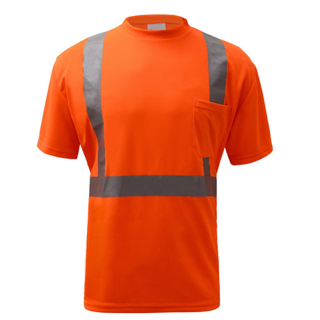 Hi-Vis Safety T-Shirt, Short Sleeves, Standard Class 2