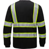 Hi Vis Two-Tone Long Sleeve Safety Shirt, Class 3