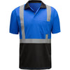 Short Sleeve Polo with Reflective Tape, Non-ANSI