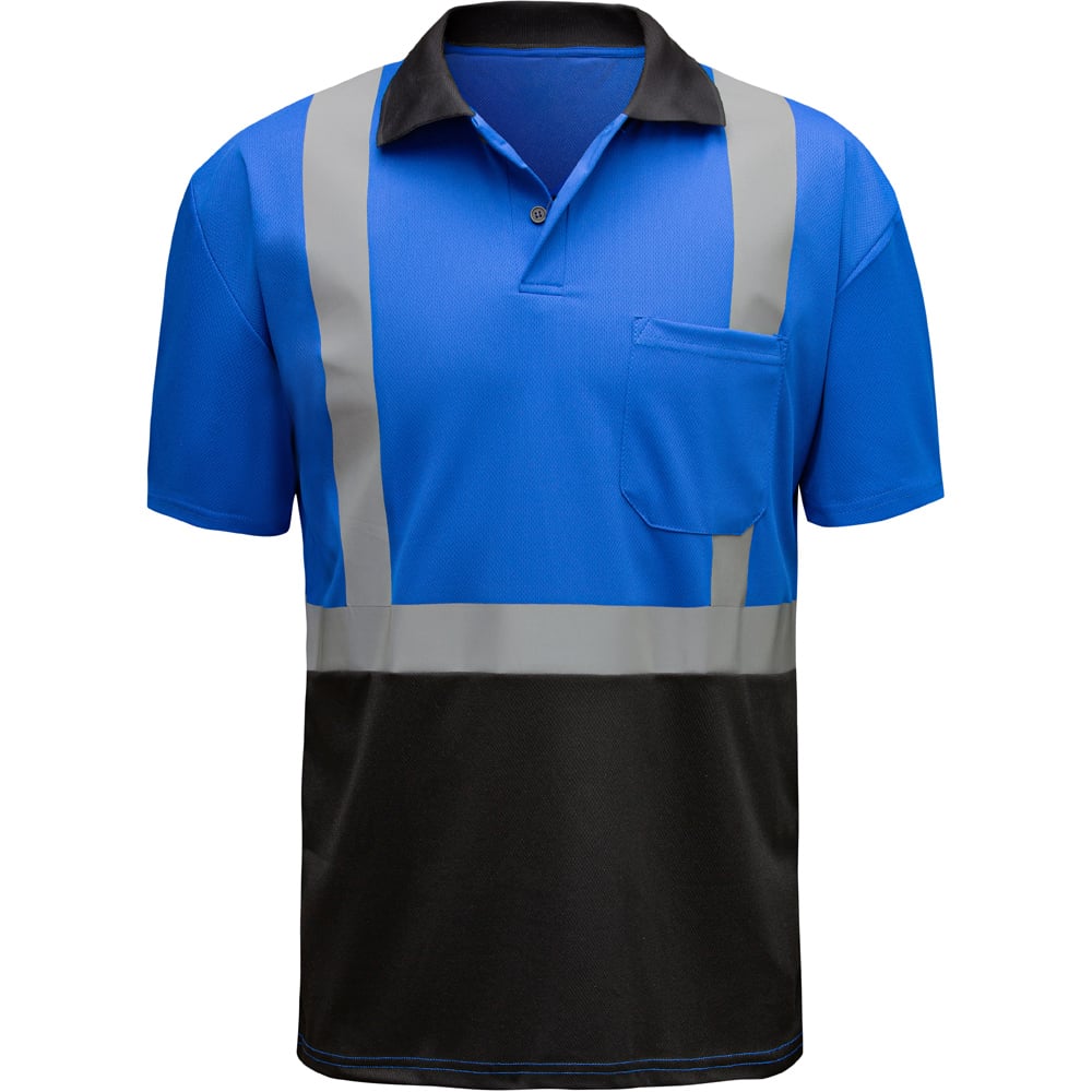 Short Sleeve Polo with Reflective Tape, Non-ANSI