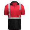 Short Sleeve Polo with Reflective Tape, Non-ANSI