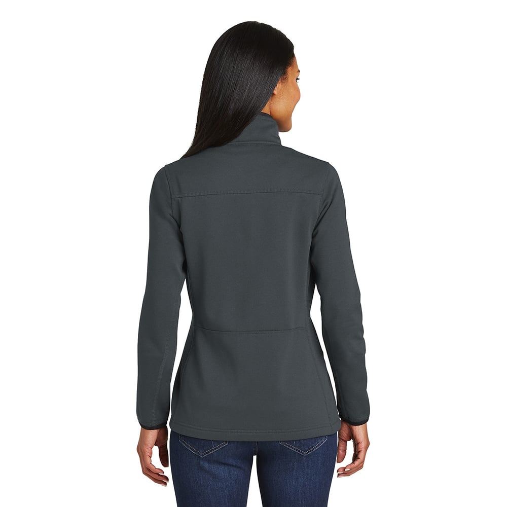 Port Authority L222 Women's Pique Fleece Full Zip Jacket with Pockets