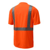 Hi-Vis Safety T-Shirt, Short Sleeve and Black Bottom, Standard Class 2