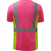 Ladies Short Sleeve Hi Vis Safety T-Shirt, Class 2