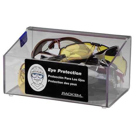 Safety Glasses/Earplug Dispenser, No Lid