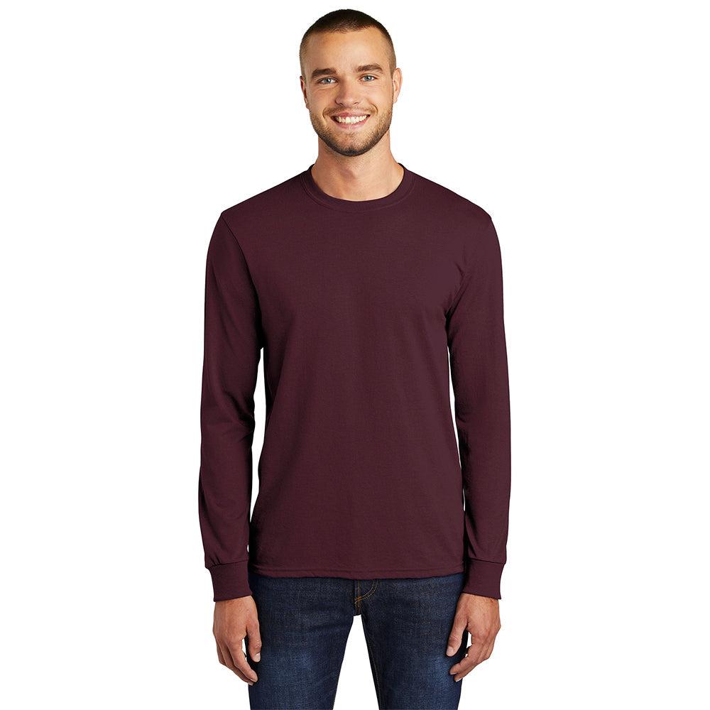 Port & Company PC55LS Eco-Friendly Cotton Blend Long Sleeve T-Shirt