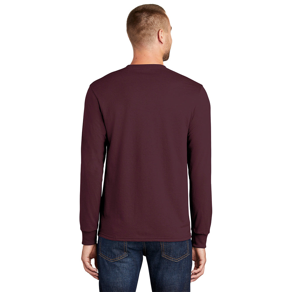 Port & Company PC55LS Eco-Friendly Cotton Blend Long Sleeve T-Shirt