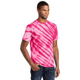 Port & Company PC148 100% Cotton Tiger Stripe Tie-Dye T-Shirt