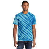 Port & Company PC148 100% Cotton Tiger Stripe Tie-Dye T-Shirt